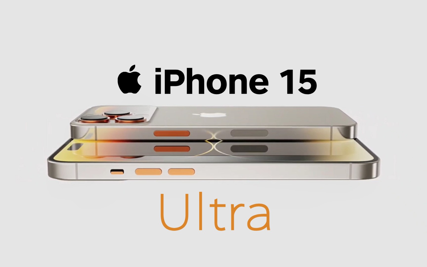 【iphone 15 ultra 概念宣传片!】钛合金机身!背部副屏!圆滑直边!