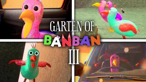 TARTA BIRD vs OPILA BIRD Jumpscares in Garten of Banban 3