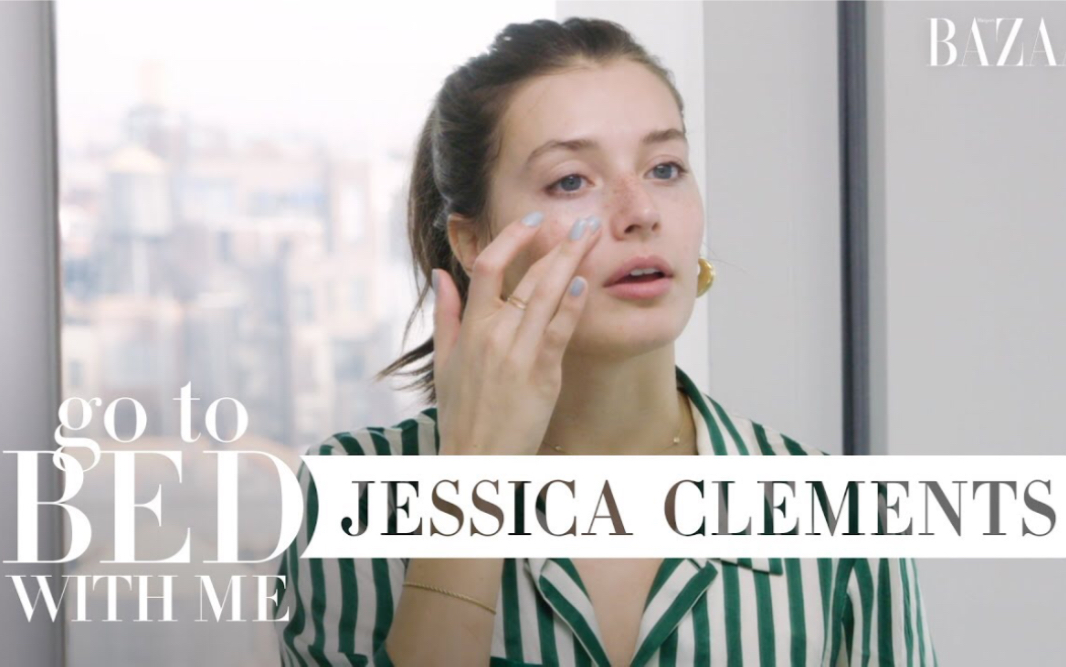 [图]Harper’s BAZAAR | Jessica Clements 晚间护肤流程