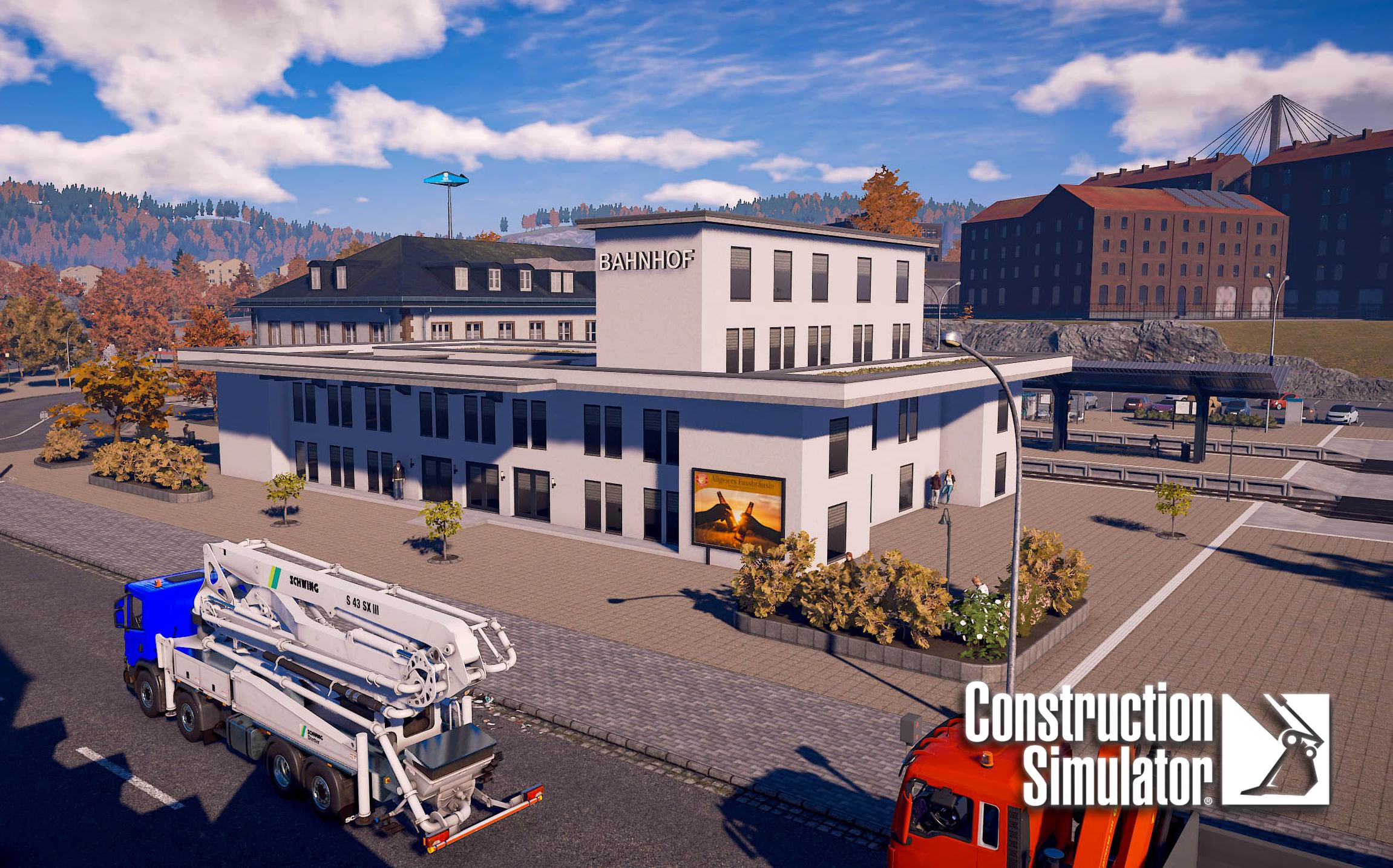 [图]《建筑模拟》火车站扩建的新候车室全面完工 | Construction Simulator