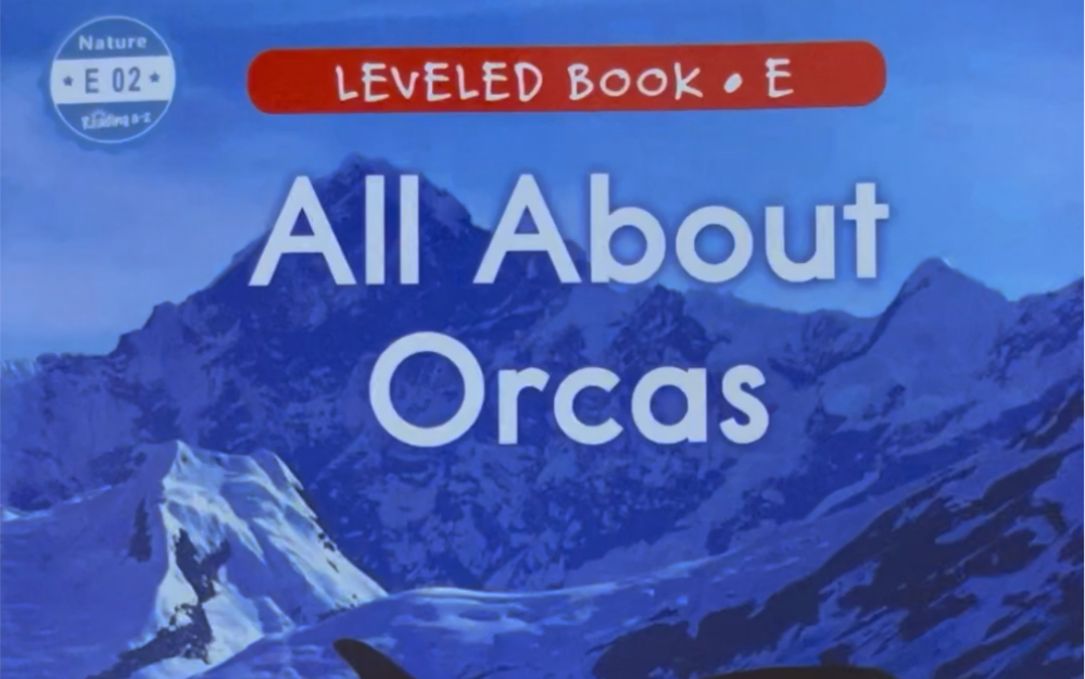 少儿英语RAZ分级阅读E02 All about orcas 关于虎鲸的所有哔哩哔哩bilibili