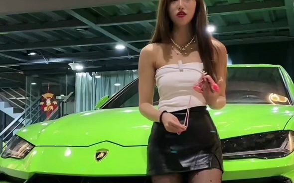 魅惑短裙咖啡丝OL|抖音美女|tiktok|黑丝stockings哔哩哔哩bilibili