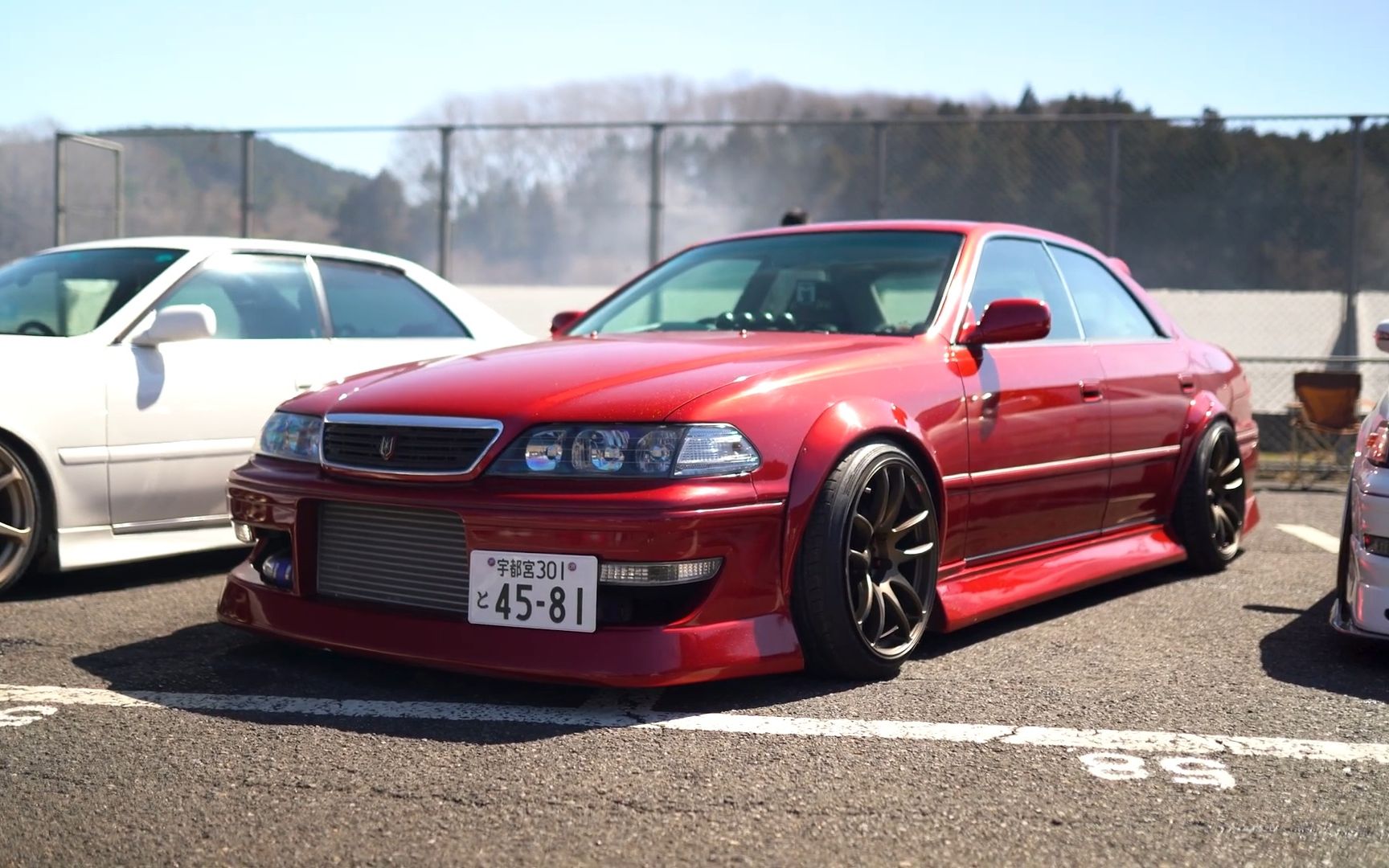 漂移|丰田的四门"买菜车" 丰田jzx|supra同款动力系统|在日光赛道漂移