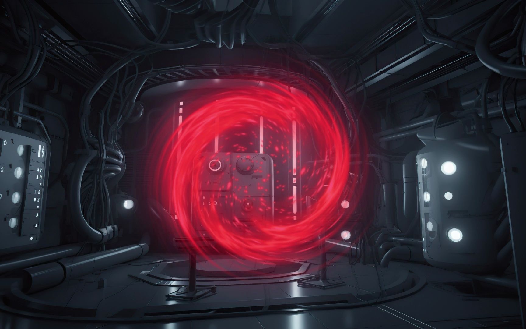 红色传送门 魔法通道 绿幕素材