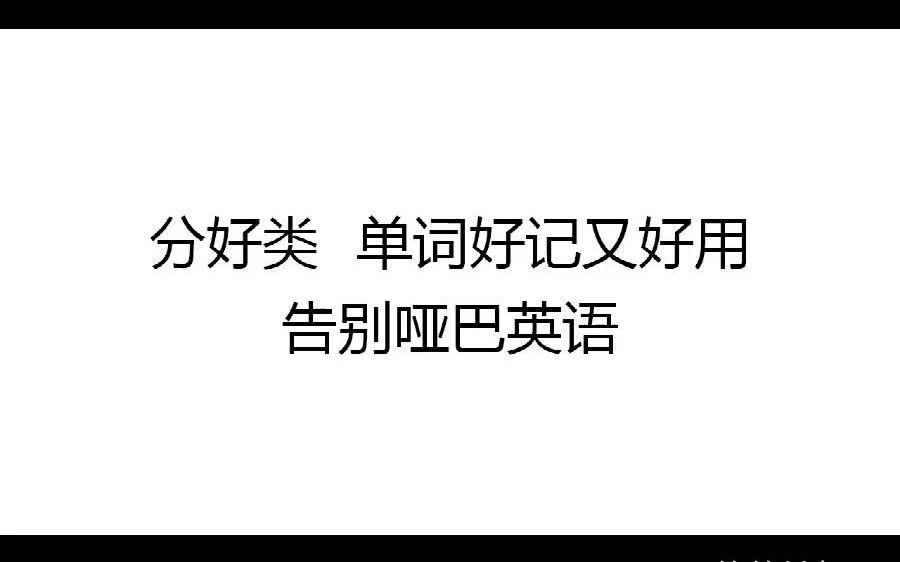 英语单词分类按最日常的方式分英语不会都难生活类理发店2哔哩哔哩bilibili