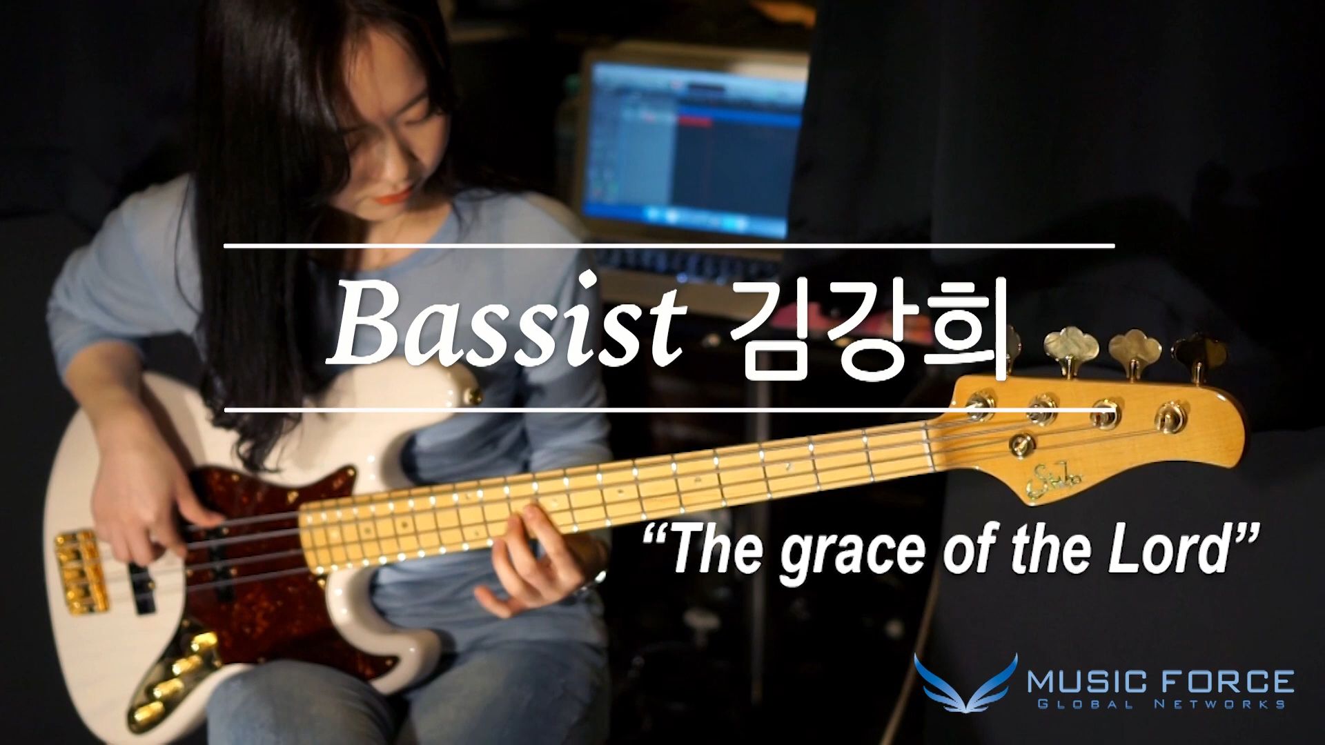 【1080P】韩国美女BASSIST/贝斯手金康熙/SUHR CUSTOM CLASSIC JAZZ BASS  主的恩典  大帅随拍 哔哩哔哩bilibili