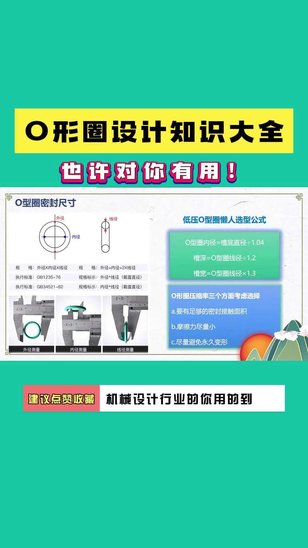 O形圈设计知识大全,也许对你有用哔哩哔哩bilibili