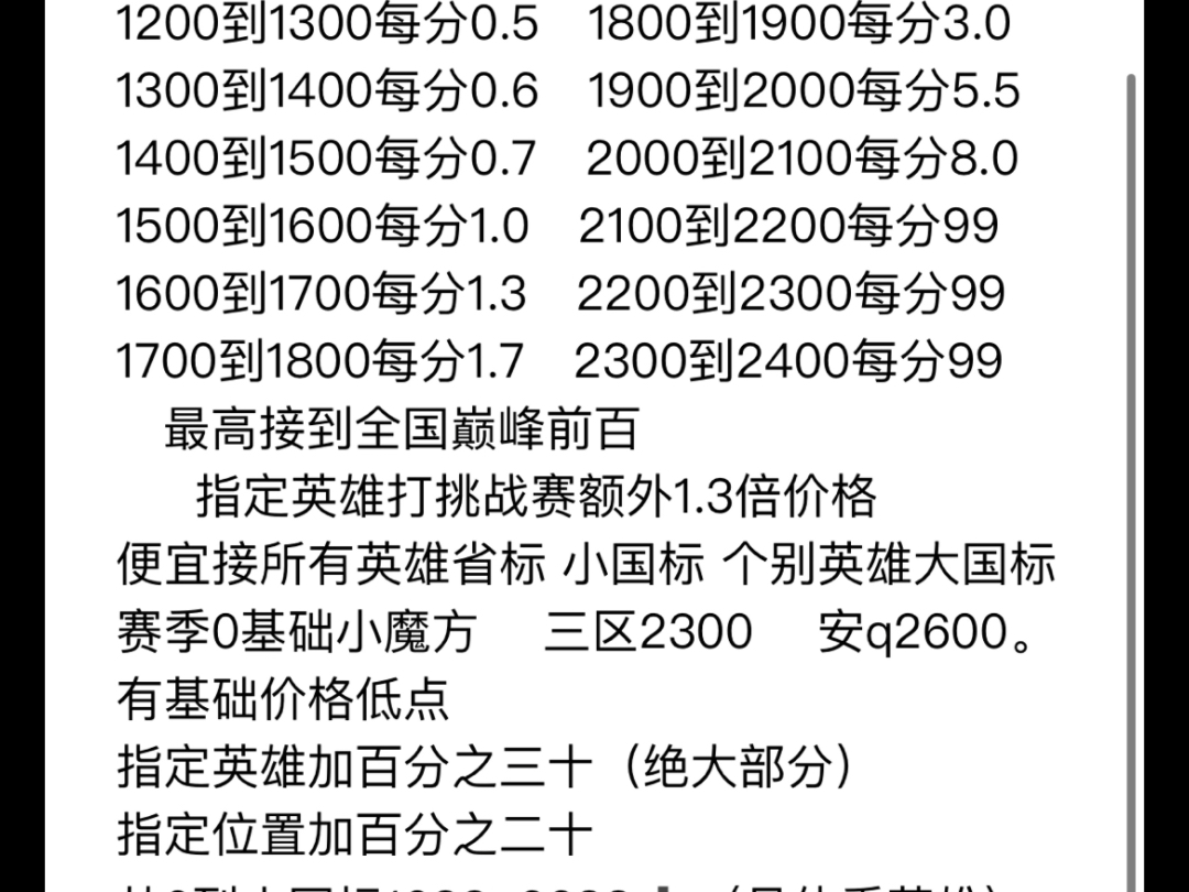 王者荣耀代练代打,高效率诚信代打巅峰赛排位赛省标大小国标,接王者