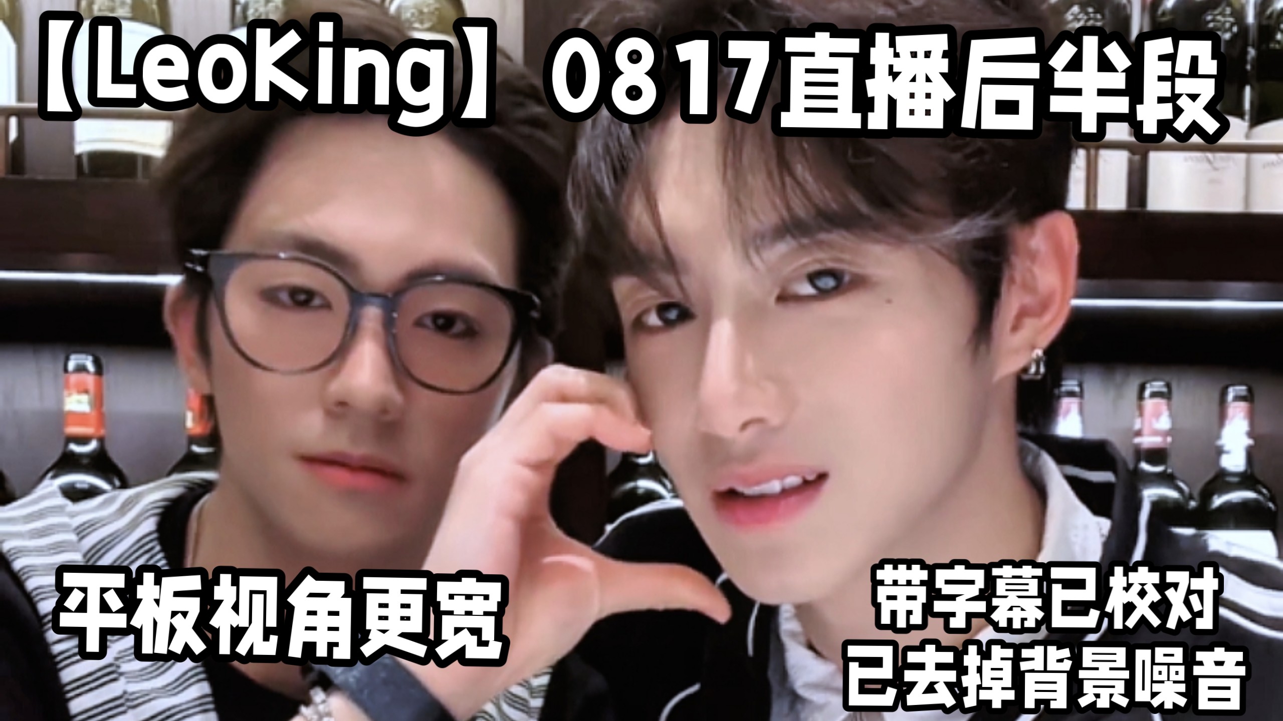 【LeoKing】0817直播后半段(带字幕已校对)已去掉背景噪音
