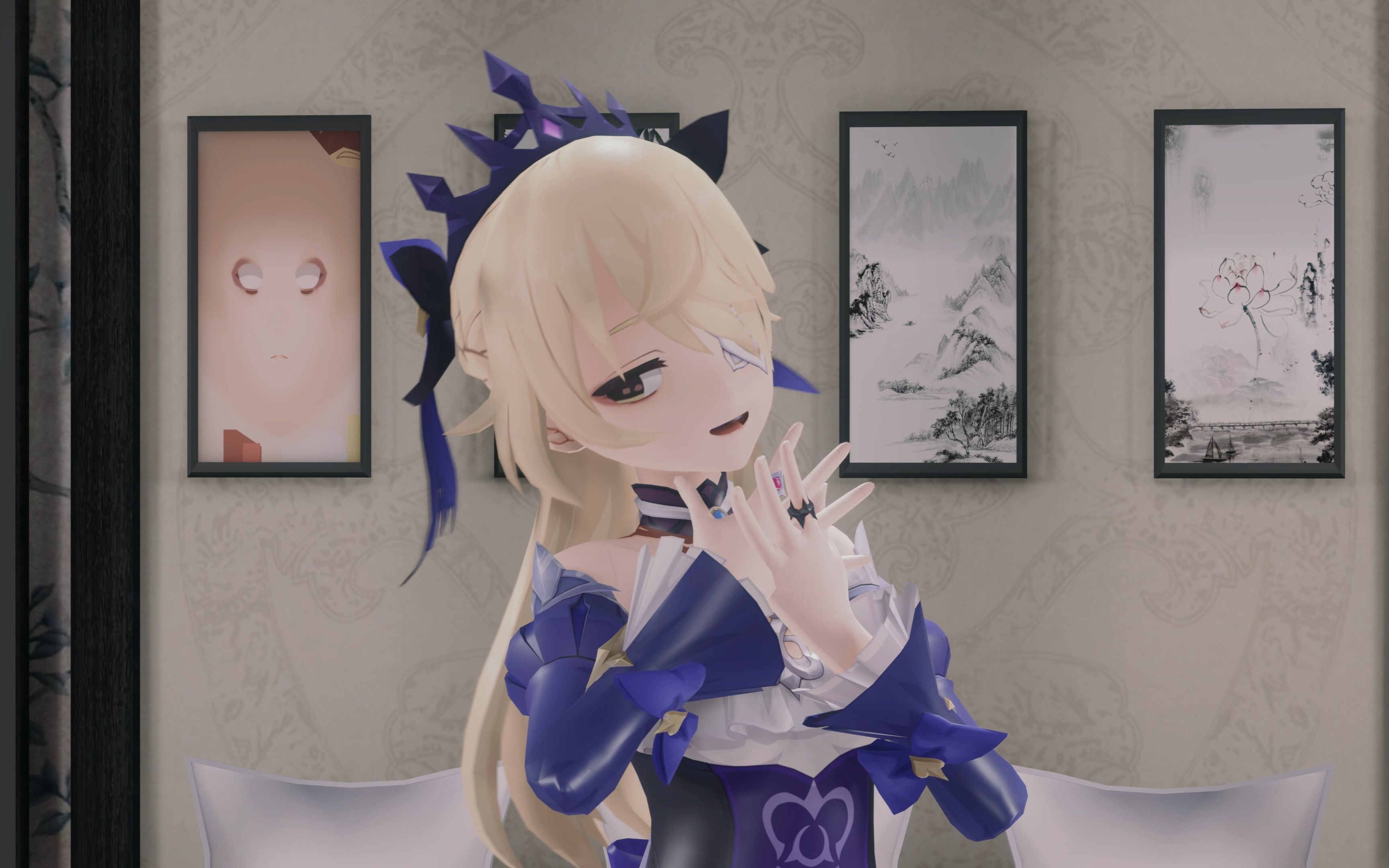 【blender/mmd】小艾咪—phony_哔哩哔哩_bilibili