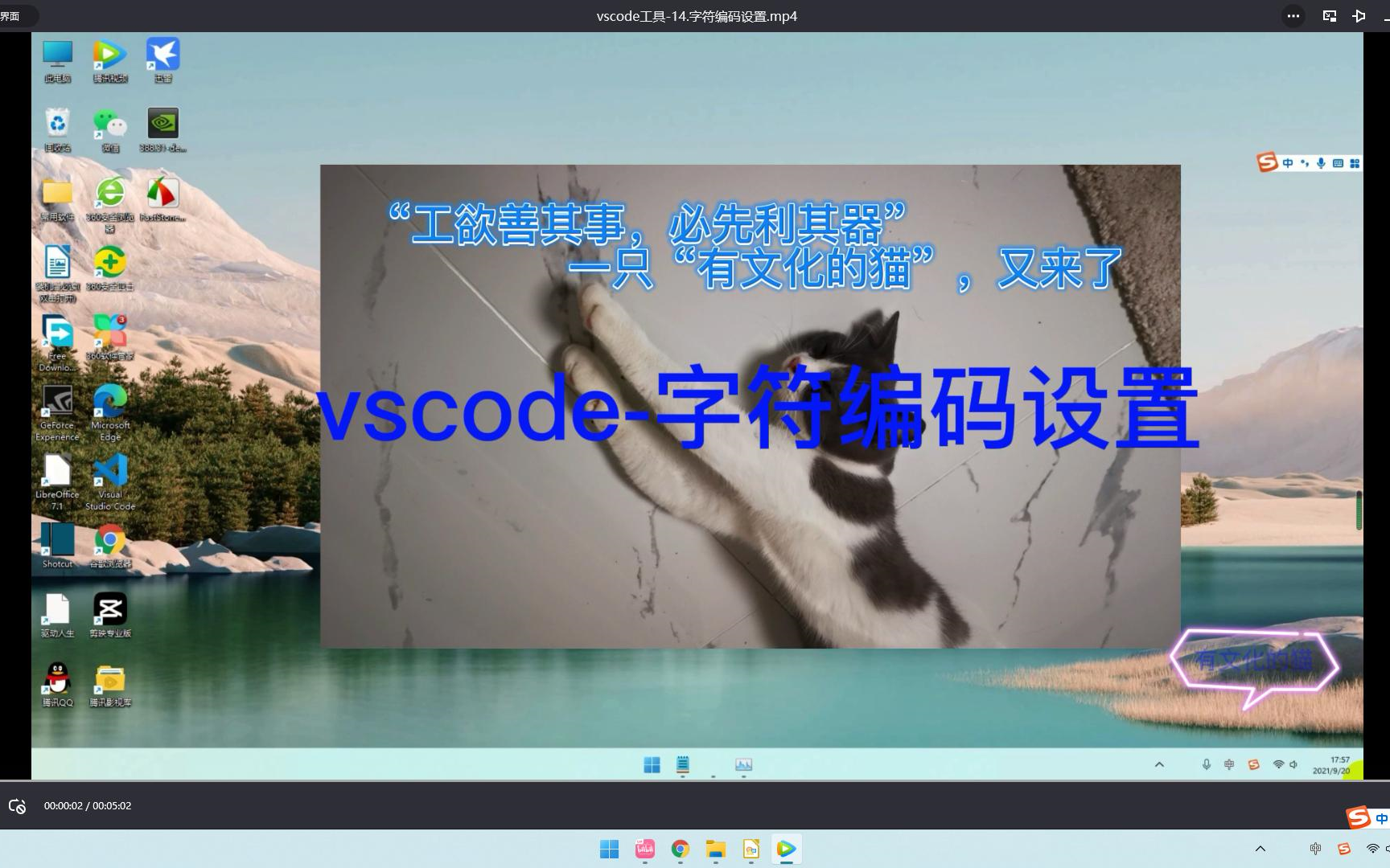 vscode工具14.字符编码设置哔哩哔哩bilibili