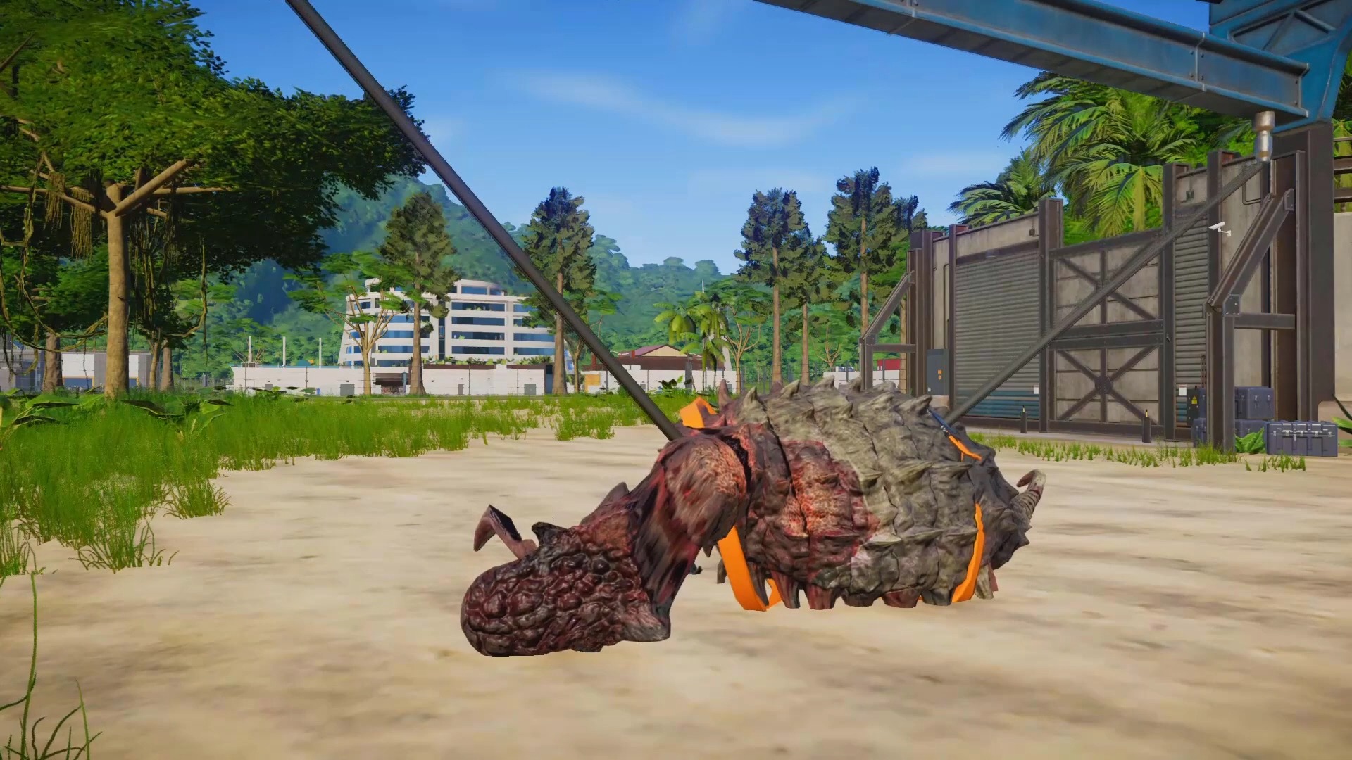 侏罗纪世界:(恐龙之王)霸王龙和甲龙的杂交种