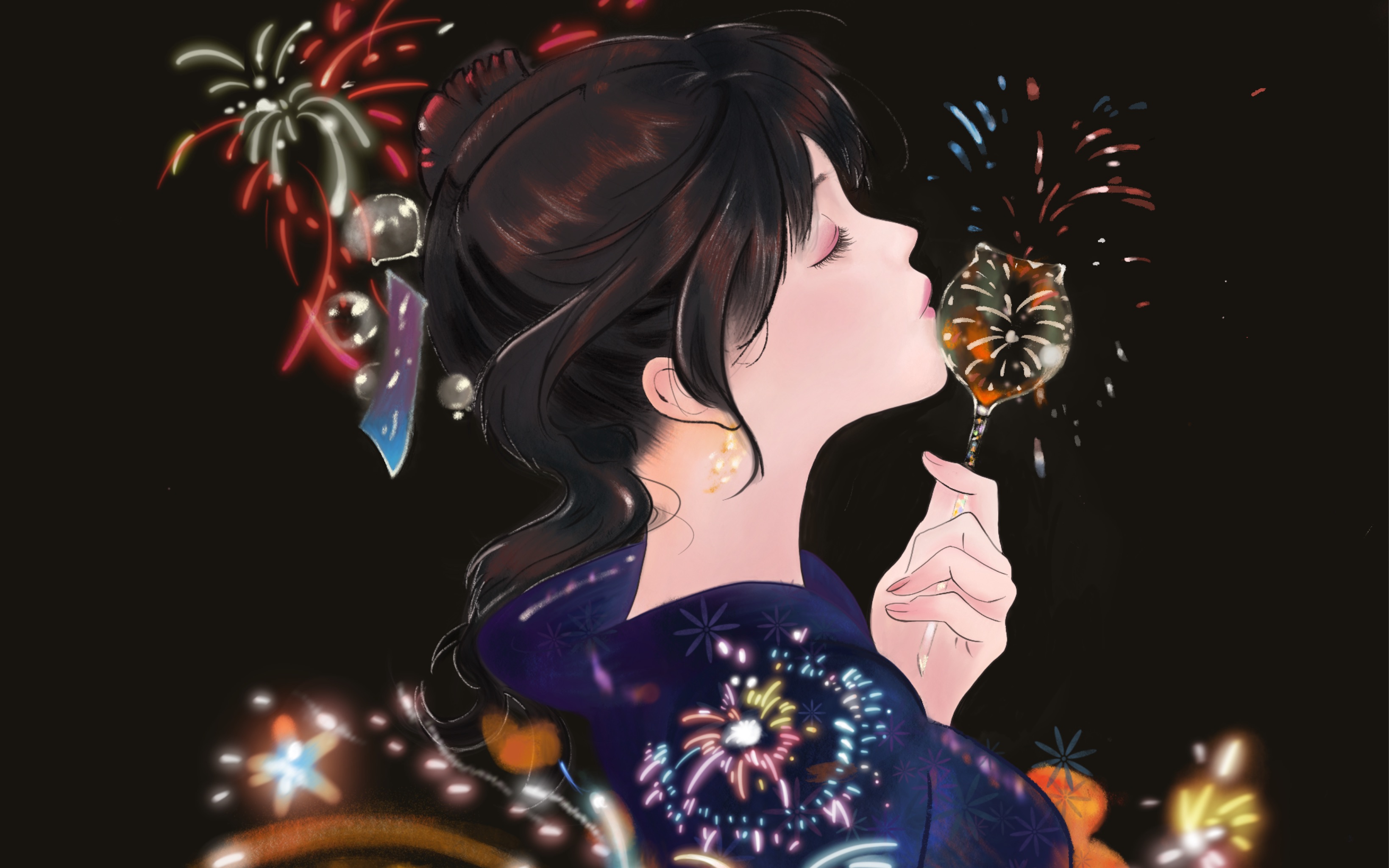【procreate 初体验】sparkle 花火