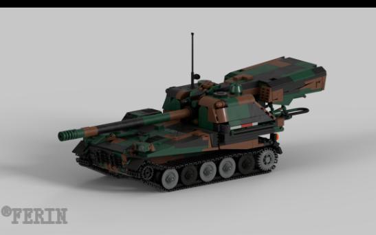 【乐高moc】瑞典火炮 班德卡农1