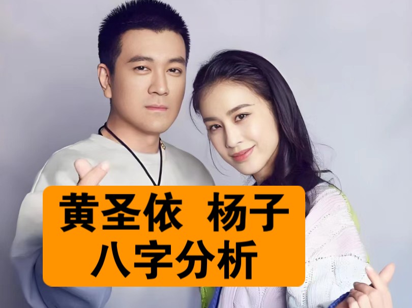 黄圣依 杨子 面相八字分析