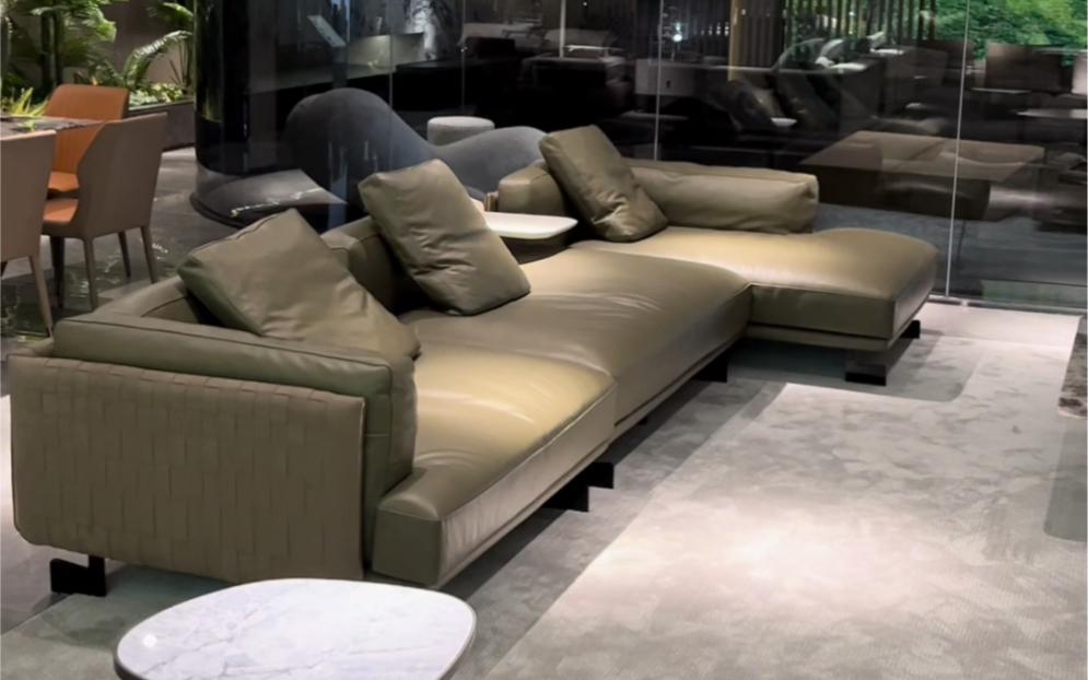 bv编织皮沙发 满满的设计感