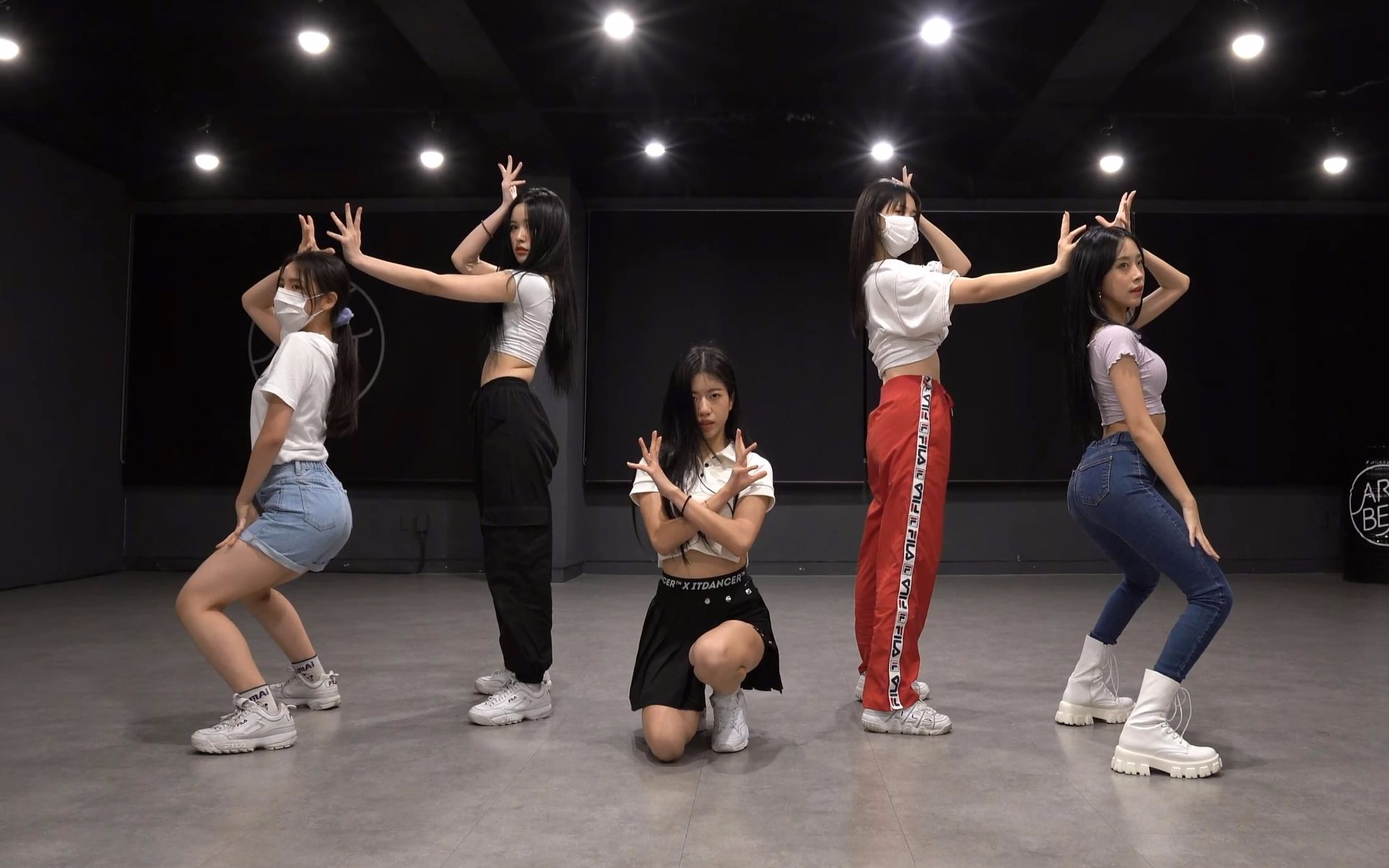 ab舞团舞室翻跳!itzy - not shy (b team ver.