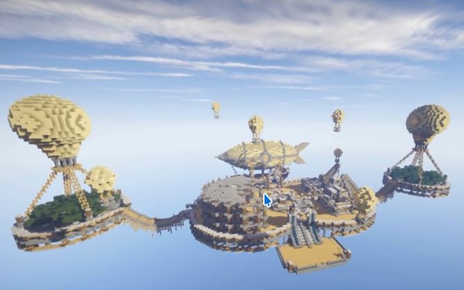 Minecraft空岛生存地