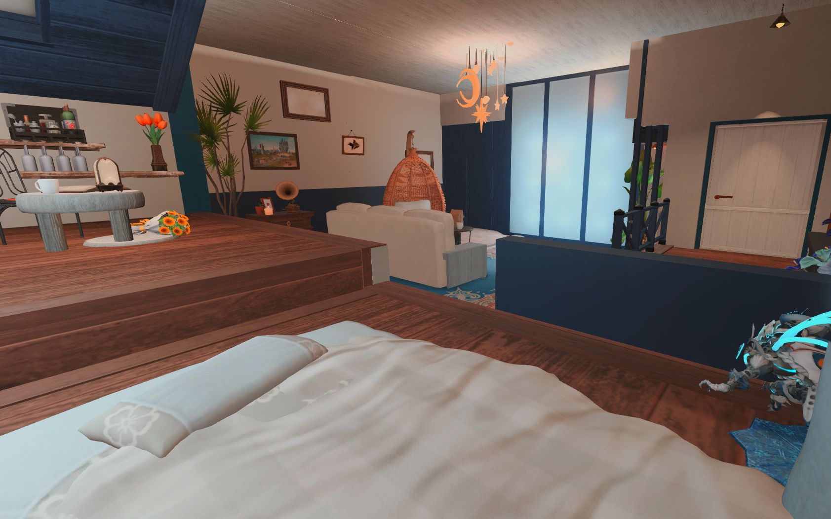 【ff14装修】蓝白现代 | 封层 | s