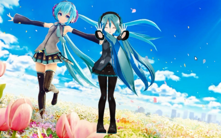 将miku带到电脑桌面哔哩哔哩bilibili