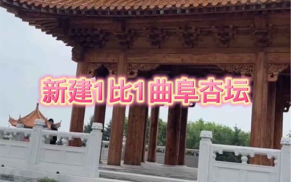 [图]1比1曲阜杏坛，哈尔滨东林寺大悲阁#四合院设计 #古建筑设计 #古建筑设计与施工 #仿古建筑设计施工 #仿古建筑施工