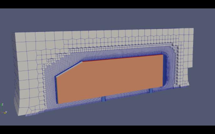 汽车外流场 网格生成 openFOAM 网格算法开发 全自动网格生成 新特性 不同边界层厚度渐变过渡 混合网格 四面体网格哔哩哔哩bilibili