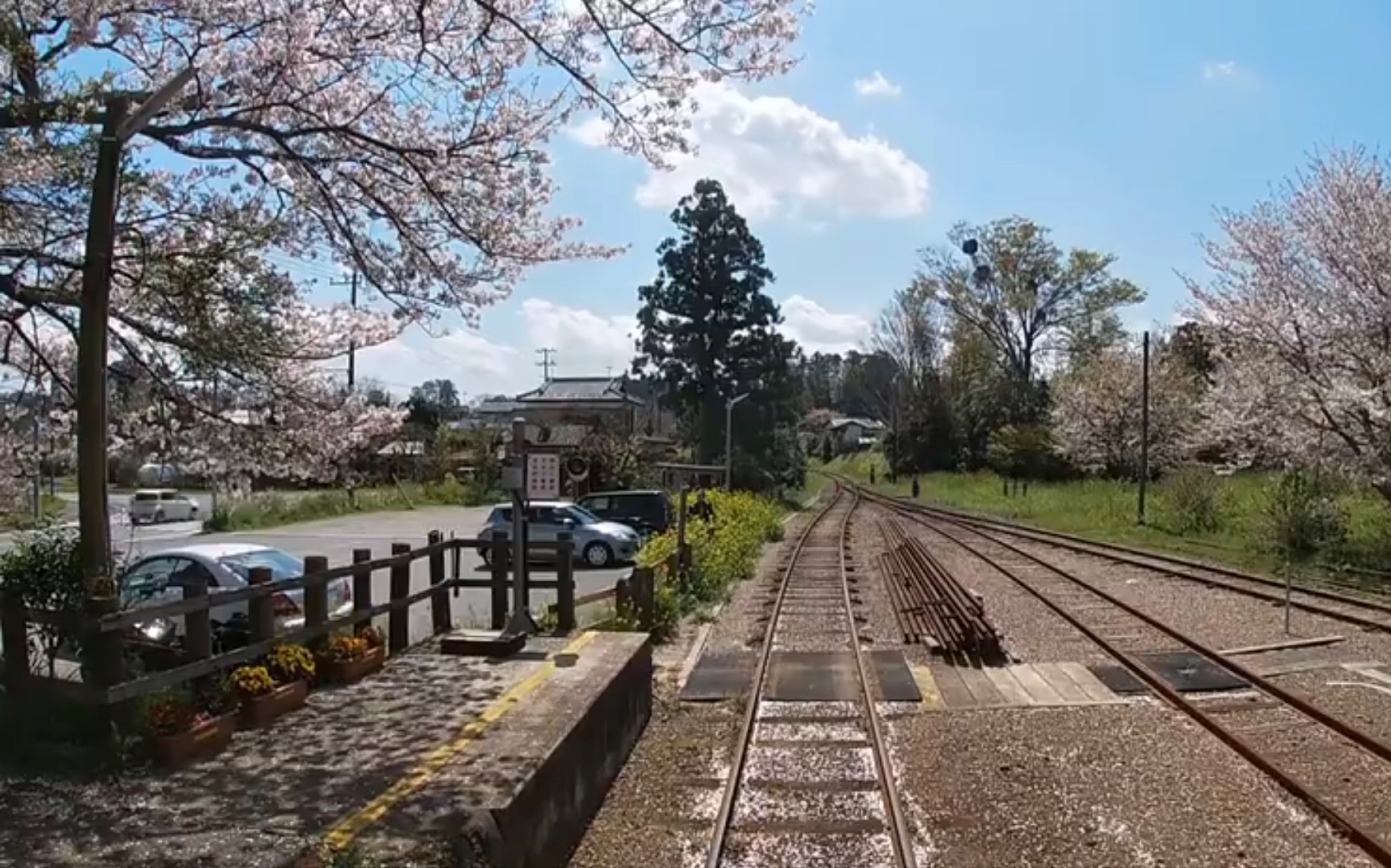 【前面展望】小凑铁道:小凑铁道线(五井站～上总中野站)日本铁道风景