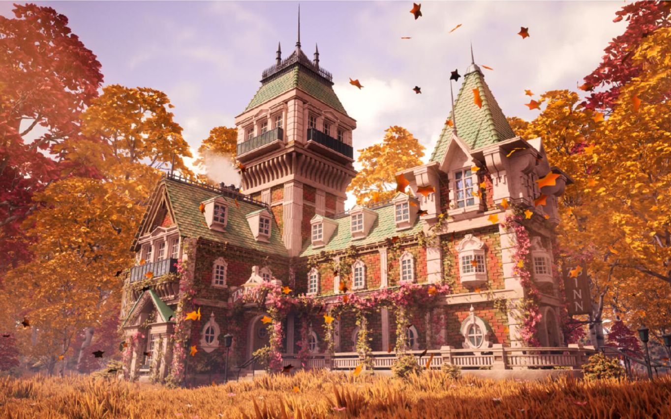 卡通场景建模maya场景欧美风格化森林小屋模型制作