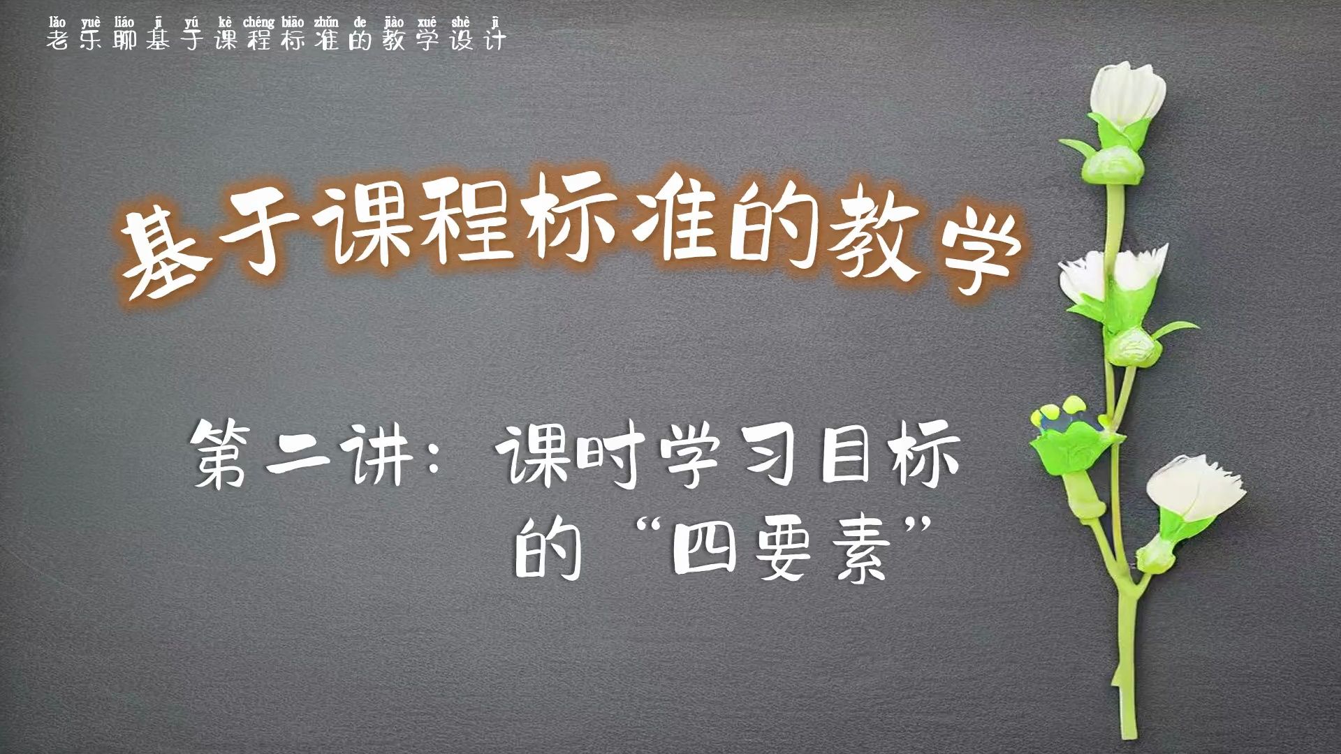 基于课程标准的教学第二讲:课时学习目标的四要素哔哩哔哩bilibili