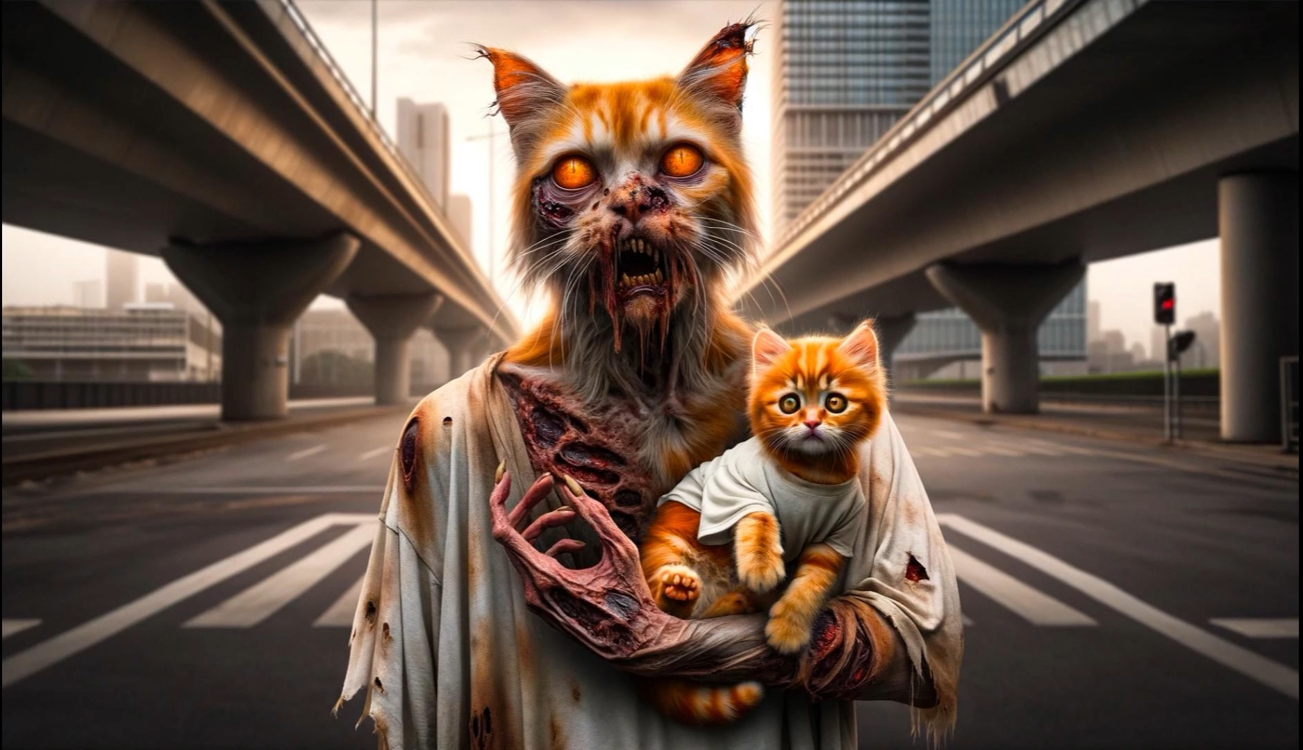 被丧尸感染的小猫咪能否救回?