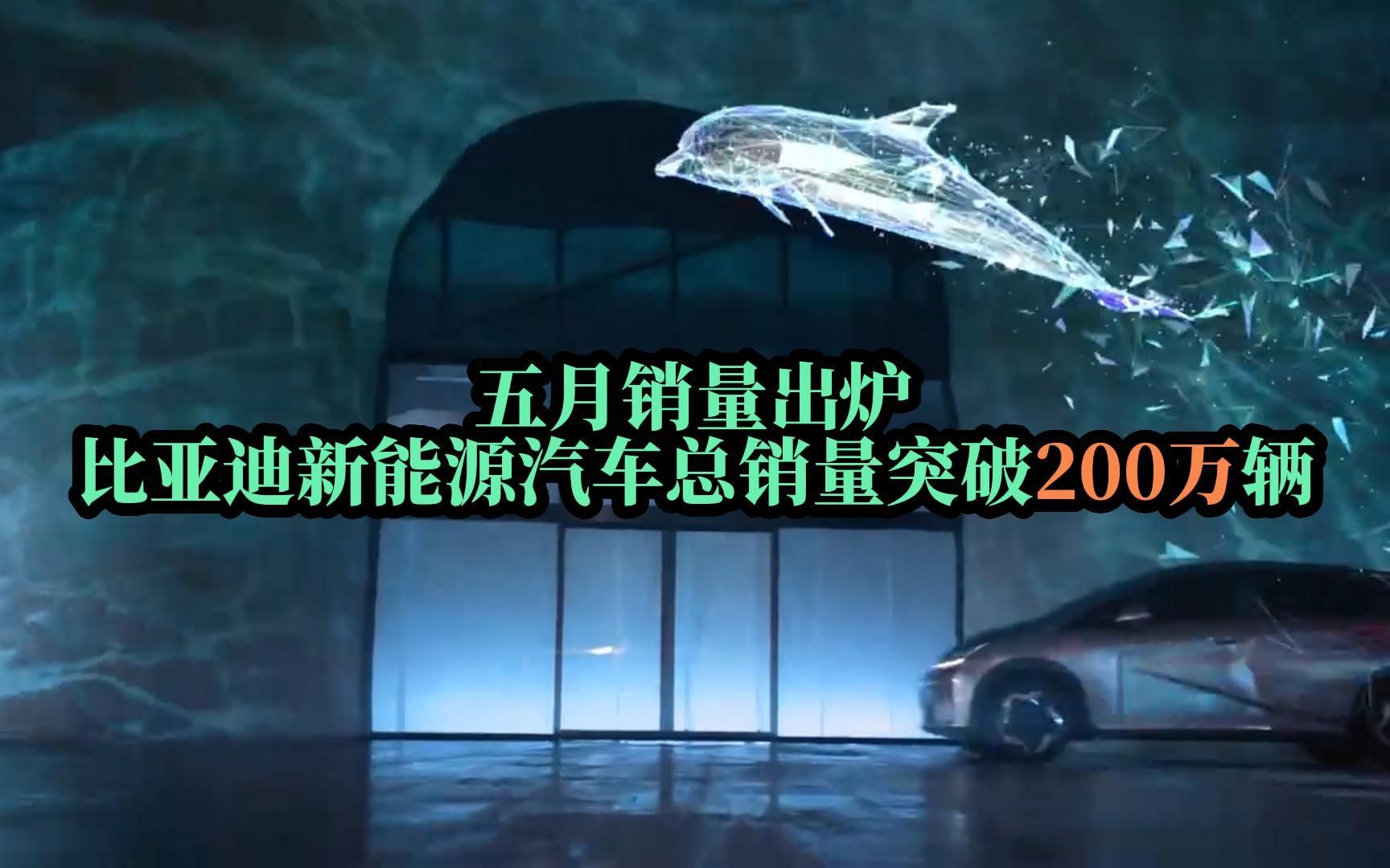 五月销量出炉 比亚迪新能源汽车总销量突破200万辆哔哩哔哩bilibili