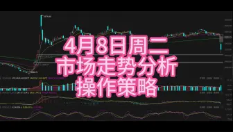 A股：没必要等待了，行情已经非常清晰，4月8日周二市场走势分析