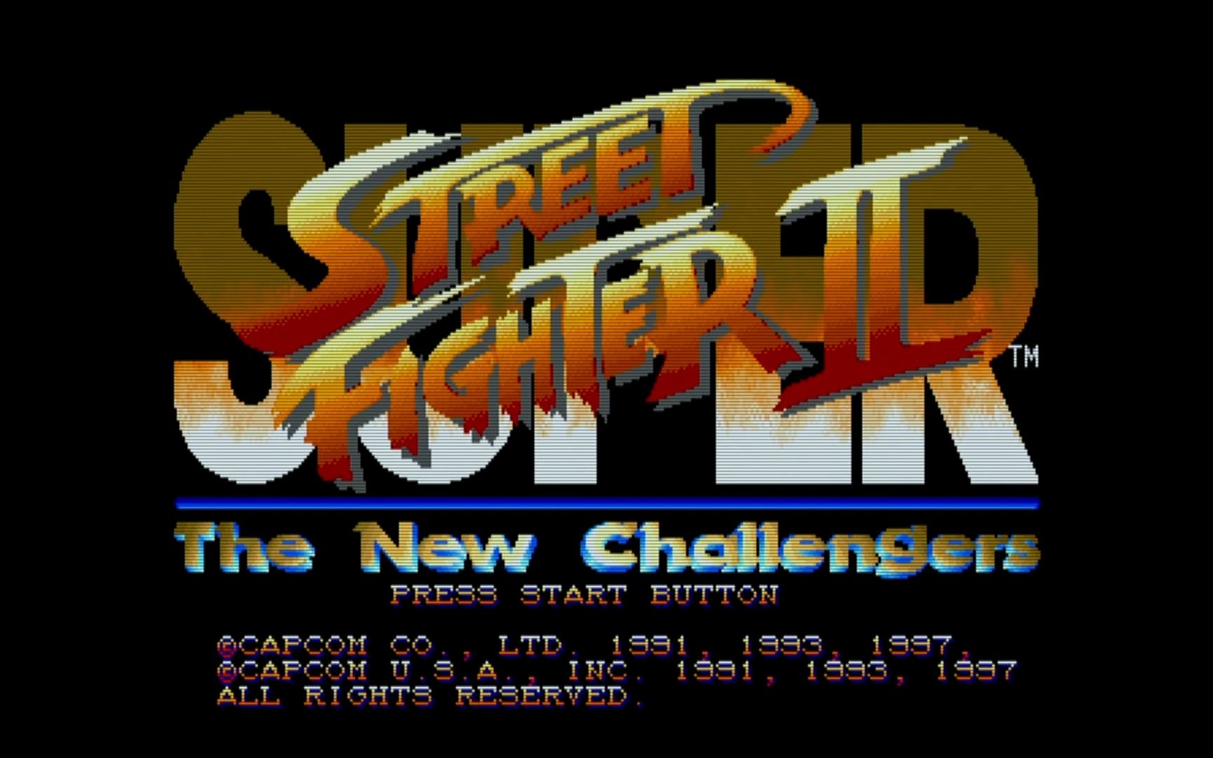 ss saroo 16人街霸美版 super street fighter ii 通关视频