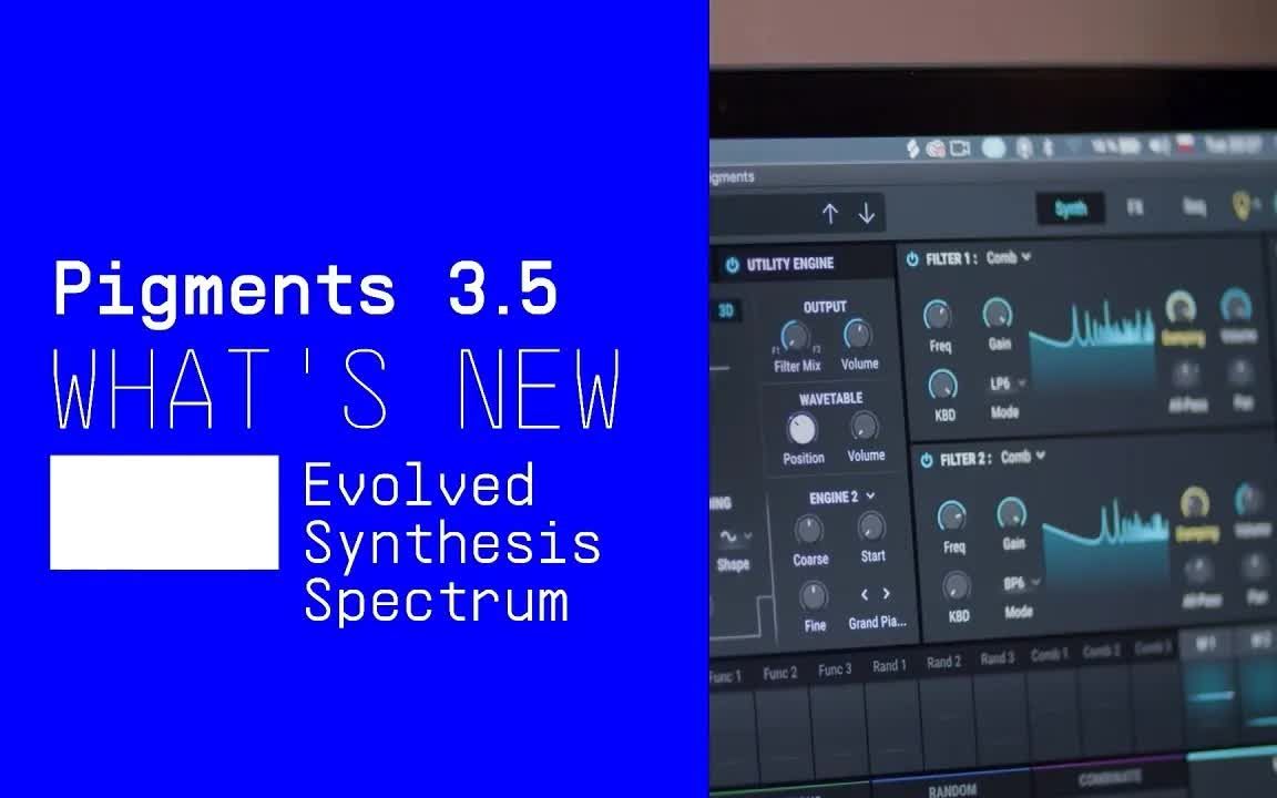 Arturia Pigments 波表合成器 3.5版本更新官方宣传片哔哩哔哩bilibili