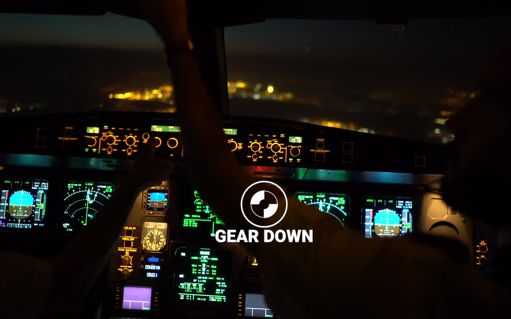 [图]法航空客A330 夜降巴黎 自动降落？！AIR FRANCE AIRBUS A330 AUTOMATIC LANDING AT PARIS CDG