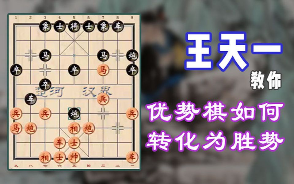 【象棋微学堂】王天一教你优势棋如何转化为胜势哔哩哔哩bilibili