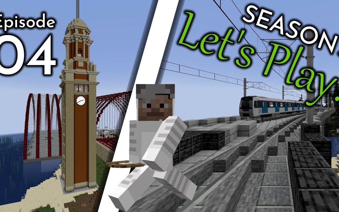 【官方视频】Minecraft Transit Railway Let's Play S3E4  CATENARIES 和 重建钟楼哔哩哔哩bilibili