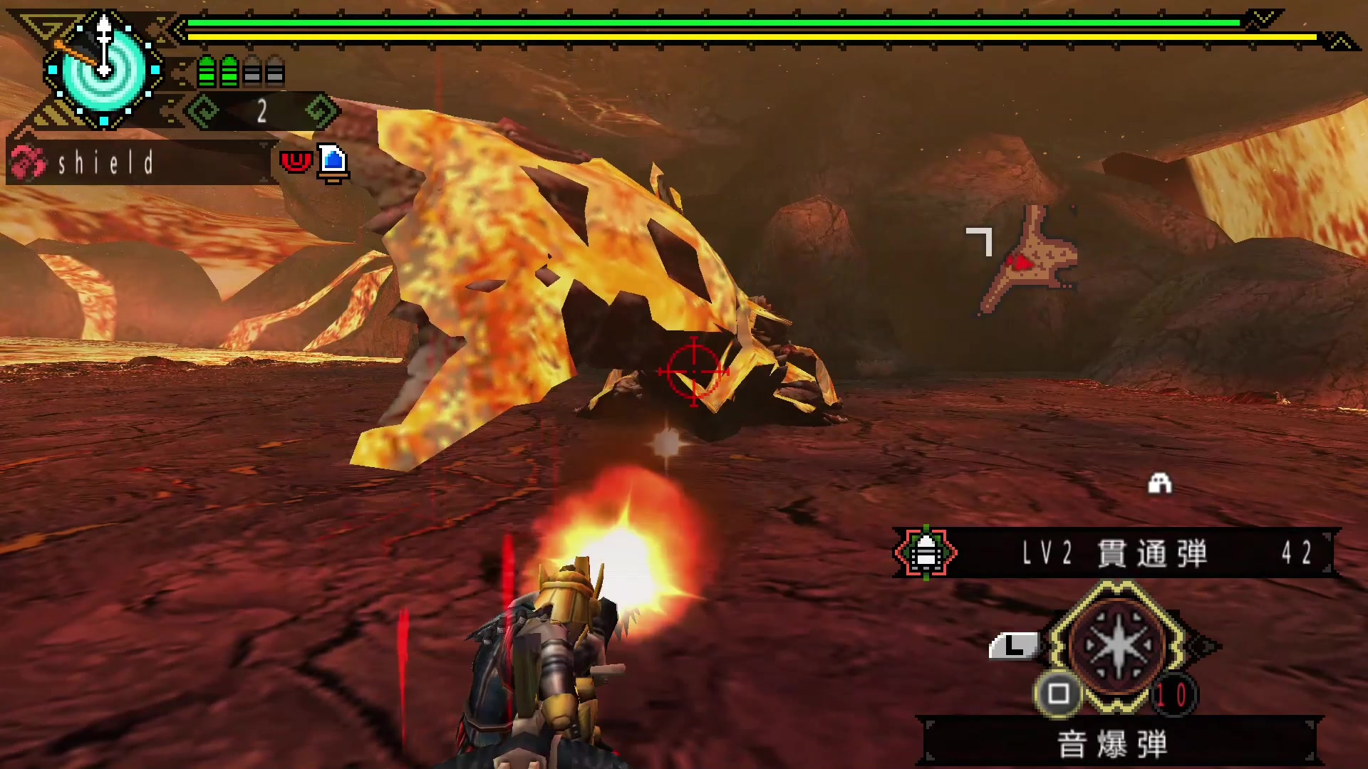 怪物猎人p3开荒教程之重弩炎戈龙第22期