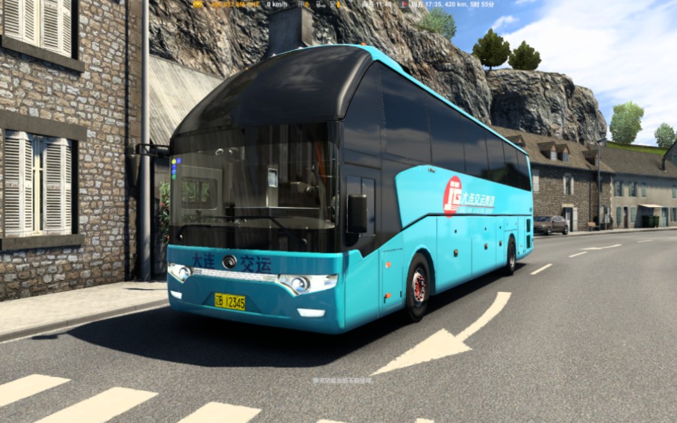 【欧洲卡车模拟2】宇通豪华大巴法国运送旅客