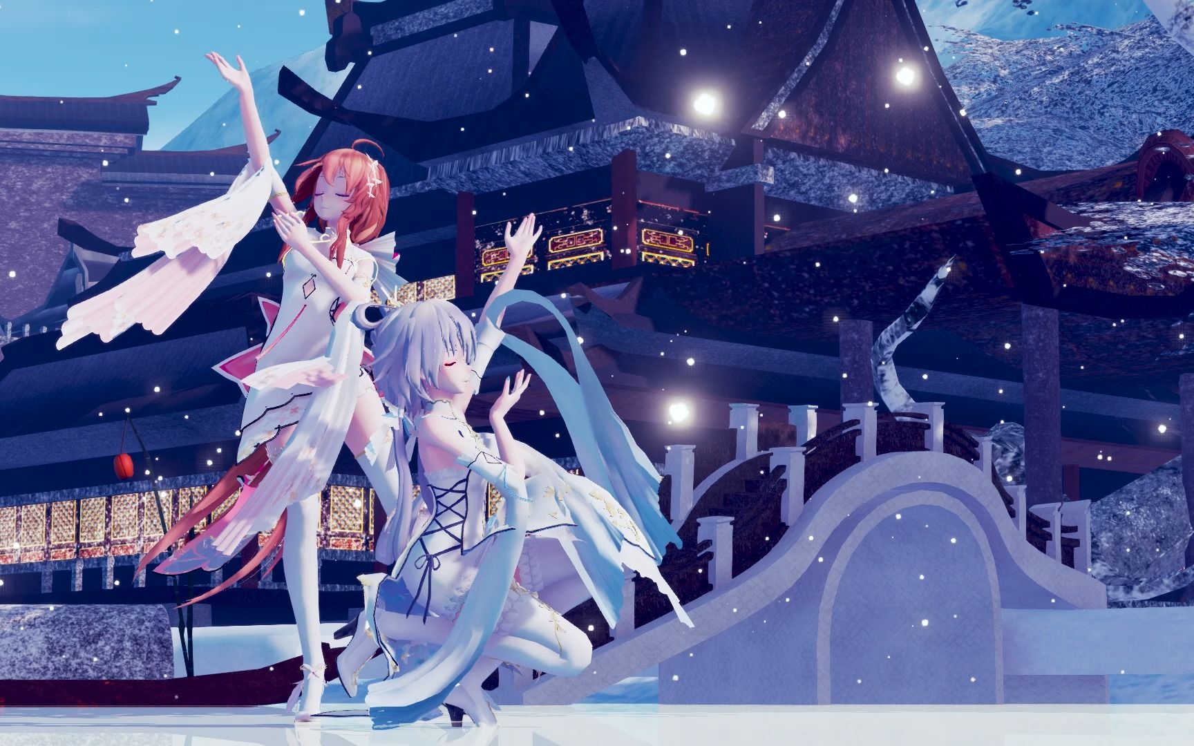 【mmd】霜雪千年 洛天依/乐正绫