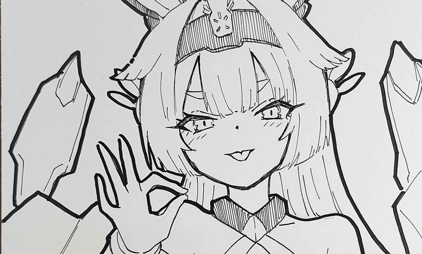 这个卖三块~一手交钱,一手交. 【手绘机娘#46】