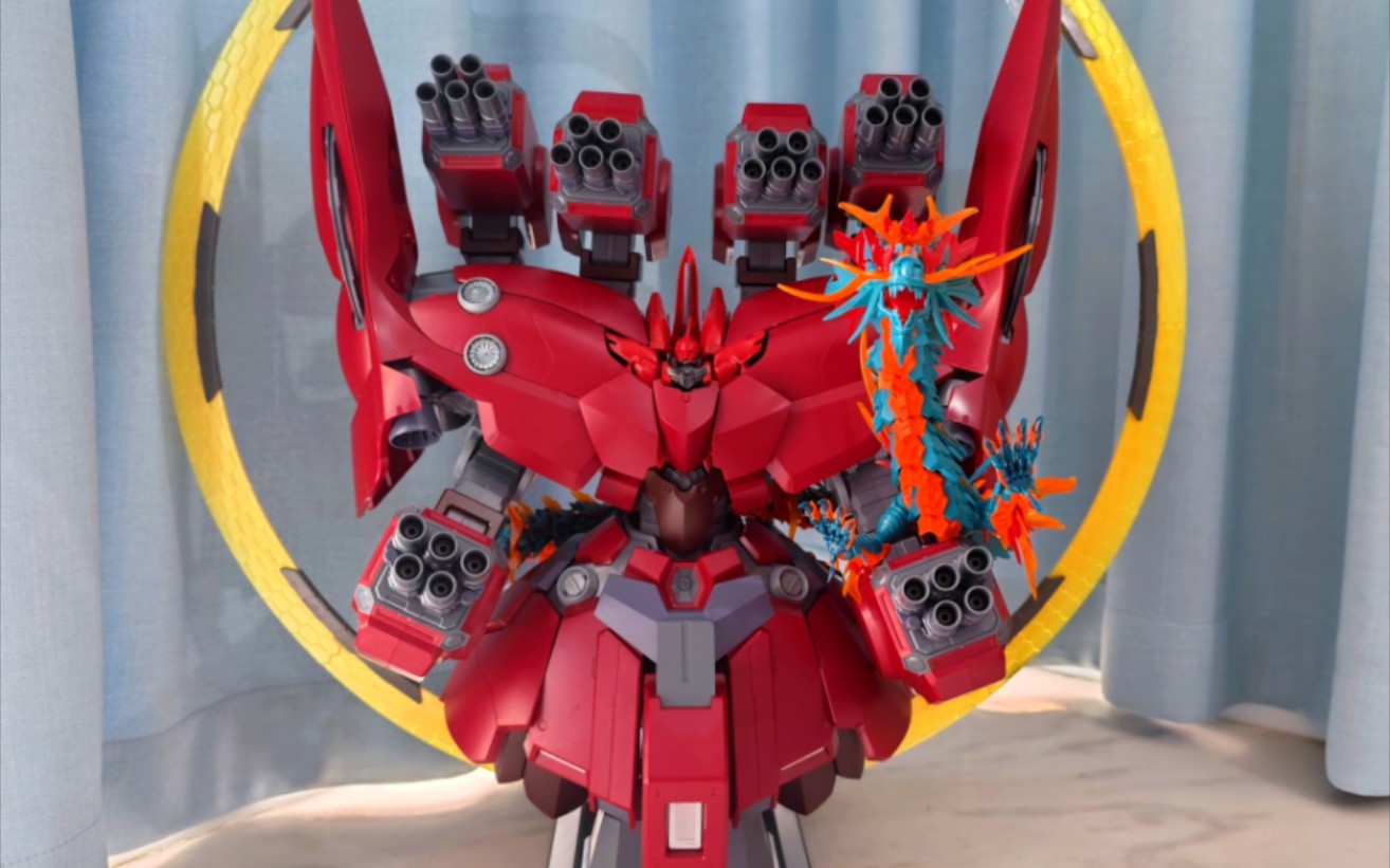 纯一刀流素组新吉翁号 连水贴都没有