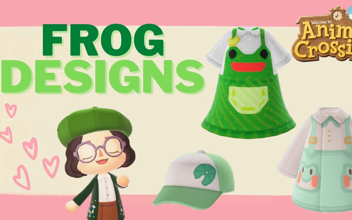 【动森】𐟐𘱴个关于青蛙的可爱设计𐟐𘠼 14 adorable FROG custom designsAnimal Crossing New Horizo哔哩哔哩bilibili