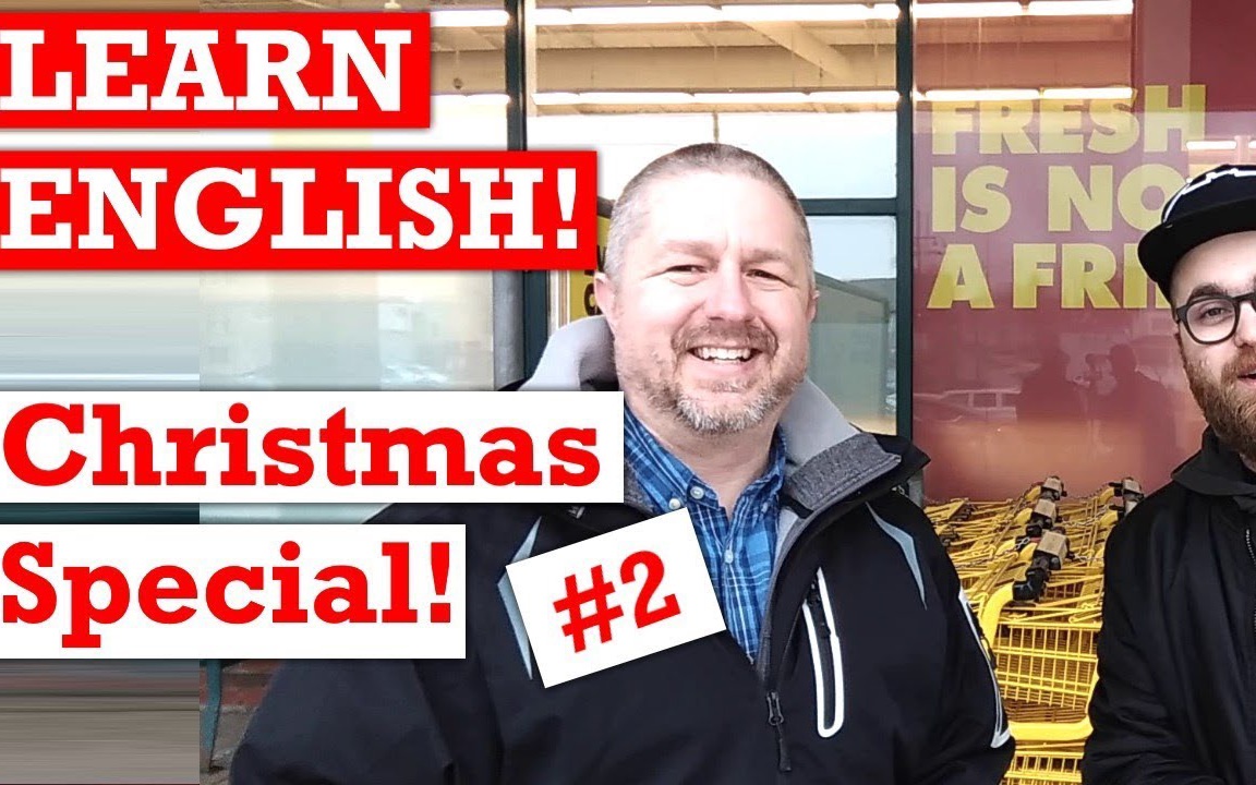 趣味英语第二弹加拿大人如何过圣诞节街访路人中餐也成为了圣诞传统