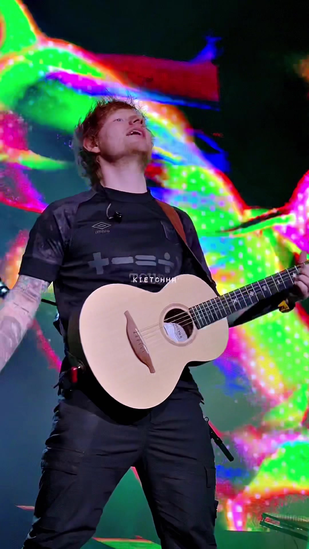 他对这个 @ ed sheeran