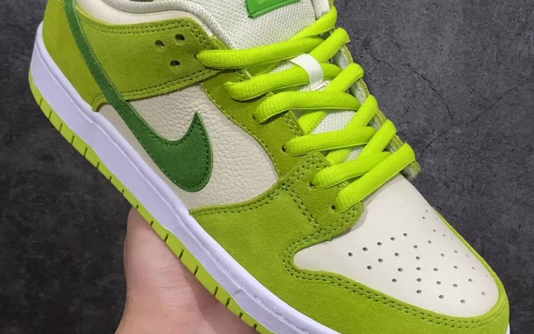 顶级纯原版本 耐克nike dunk low 青苹果 低帮潮流休闲滑板鞋 莆田鞋