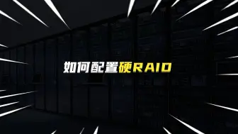 Download Video: 如何配置硬RAID？