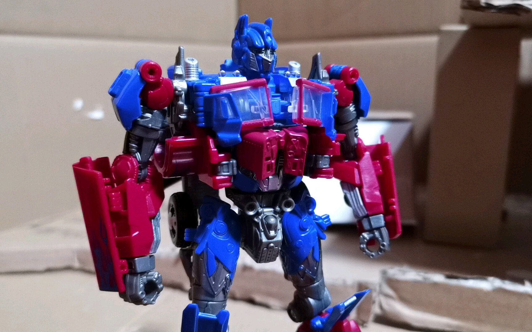 变形金刚ss32擎天柱定格动画变形工作室大队长的定格动画变形金刚定格