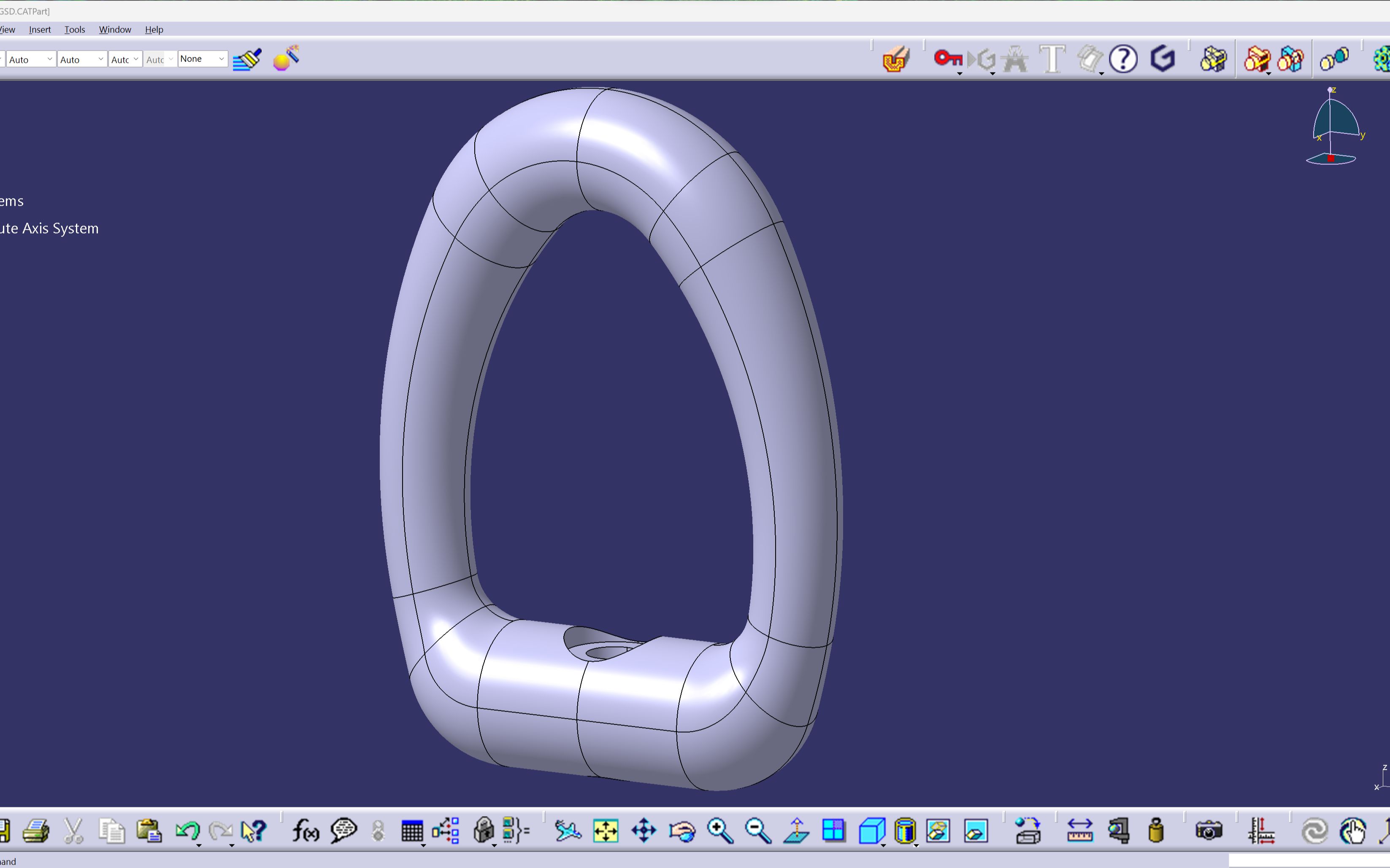 CATIA零件曲面与实体混合建模练习哔哩哔哩bilibili