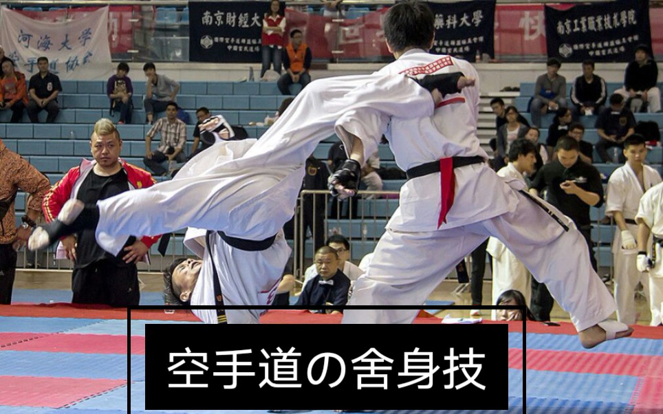 空手道の舍身技_哔哩哔哩_bilibili
